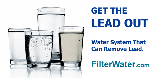 Filter out lead in water