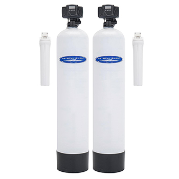 Crystal Quest CQE-WH-11680 Fluoride Whole House Water Filter Dual - 2 cu.ft.
